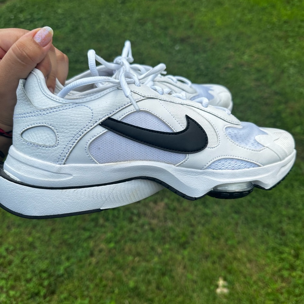 Nike Air Zoom White and Black Sneakers with Retro Chunky Design